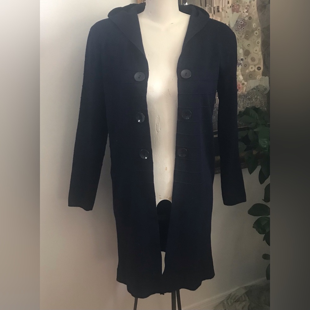 Royal Harmony Mid-Length Hooded Sweater /Jacket- Size Small